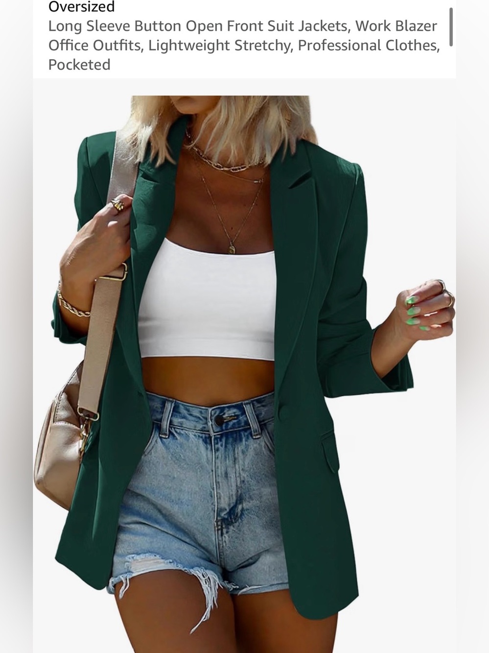 Womens Blazer 2026 Fall Business Casual Oversized